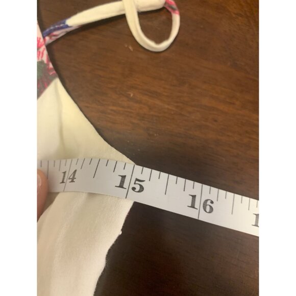 Old Navy Floral A-Line Midi Dress Side Zip Smocked Back Size M Feminine - Picture 6 of 6